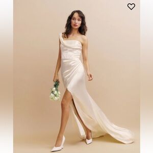nasha satin dress reformation Reformation